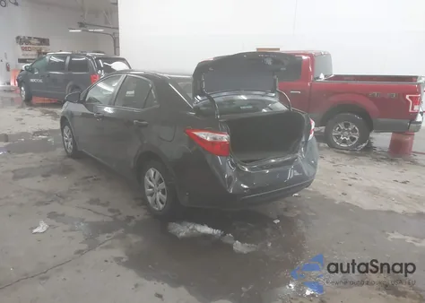 2015 Toyota Corolla Le из США, поврежденный, VIN 5YFBURHE0FP233621